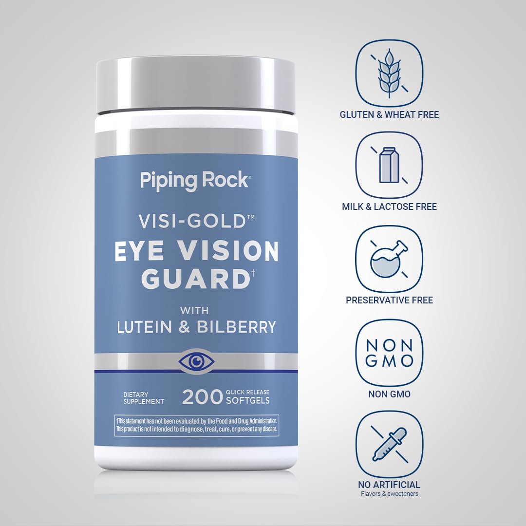 Amazon.com: Piping Rock Lutein and Zeaxanthin Supplements | 200